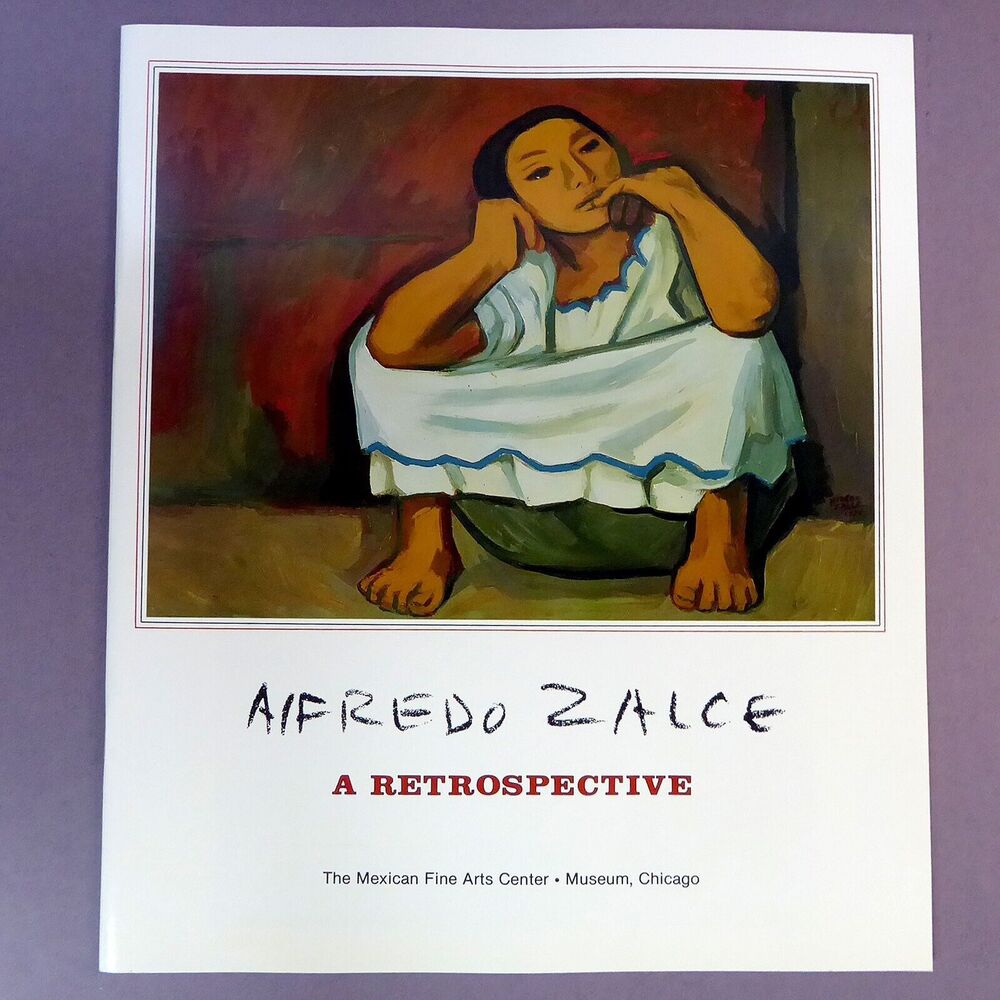 Alfredo Zalce A Retrospective 1987 S/C Rare Mexican Art Book, Latin American